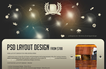 psd web layout design