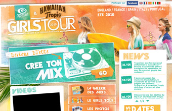 Rip Curl and Hawaiian Tropic Girls Tour