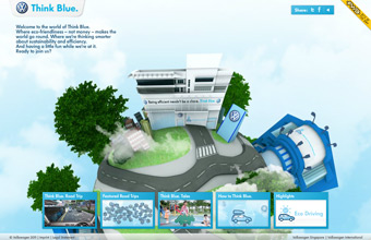 Volkswagen Think Blue.
