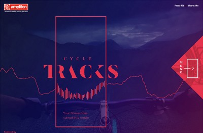 Strava Cycle Tracks – Music Generator