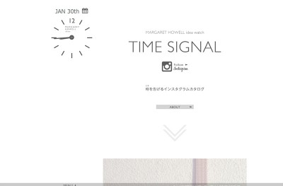 MARGARET HOWELL idea watch : TIME SIGNAL