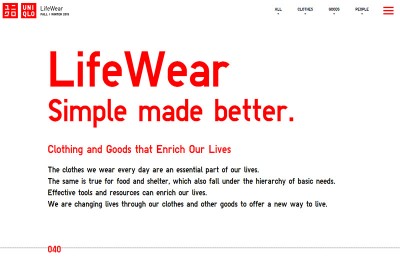 LifeWear Simple made better.